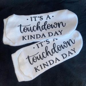 It’s a touchdown kinda day football socks